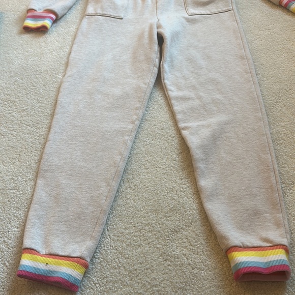 Janie and Jack girls sweatsuit set. C’est la vie - Picture 5 of 8